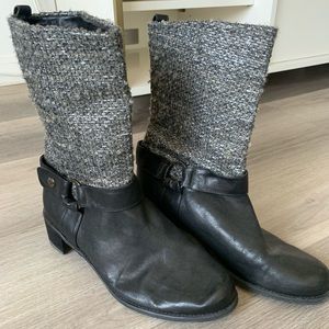 Stuart Weitzman Tweed Ankle Boots